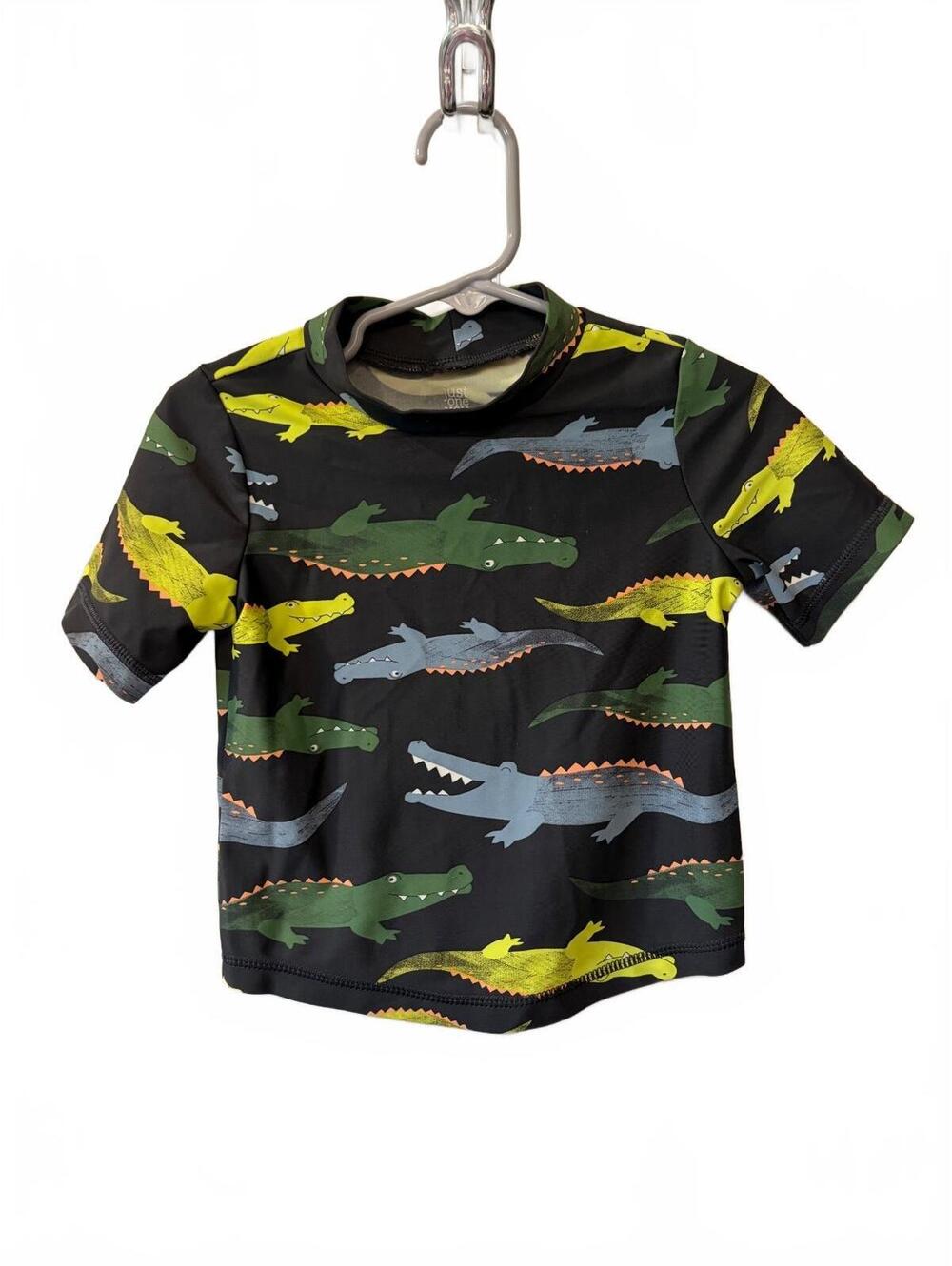 Dinosaur swim top rashguard, size 18 months